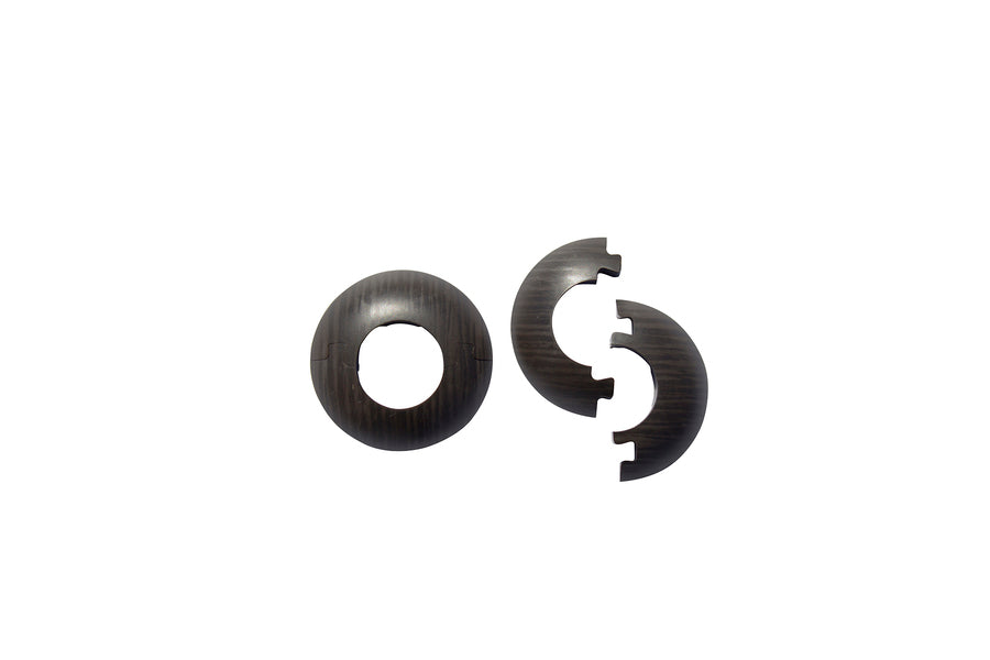 Rozetka maskująca 15,2x32,8mm 1kpl=2szt Wenge Ciemny Mat