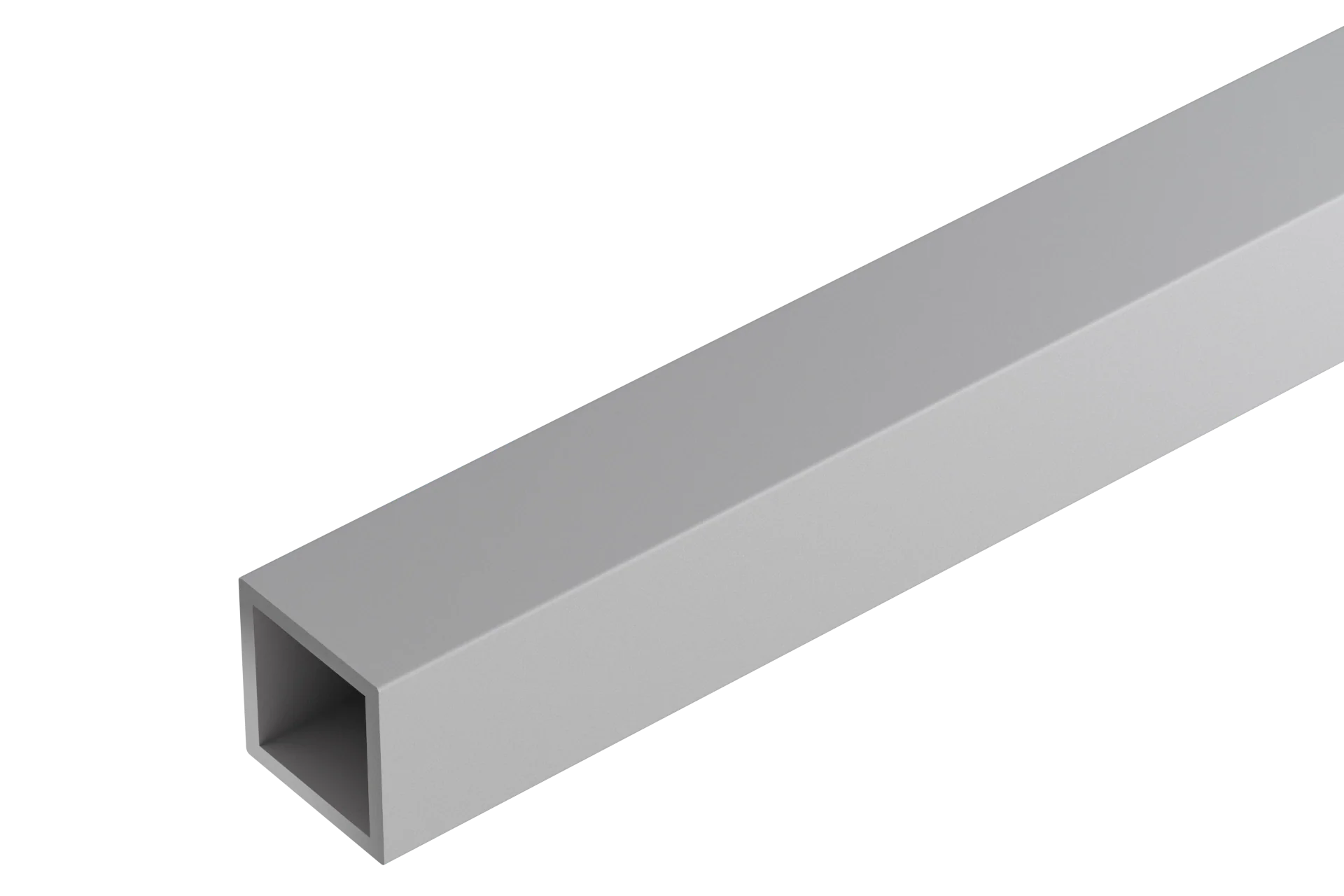 Rura czterokątna aluminiowa 20x20x1,5mm Cezar Srebrny Mat 2m