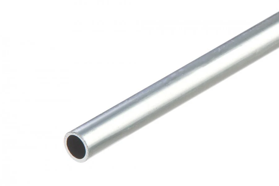 Rura aluminiowa okrągła 6x1mm Cezar Naturalny 1m