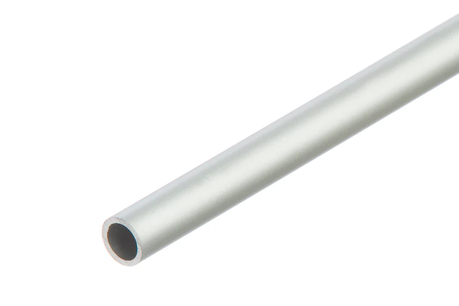 Rura aluminiowa okrągła 6x1mm Cezar Srebrny Mat 1m