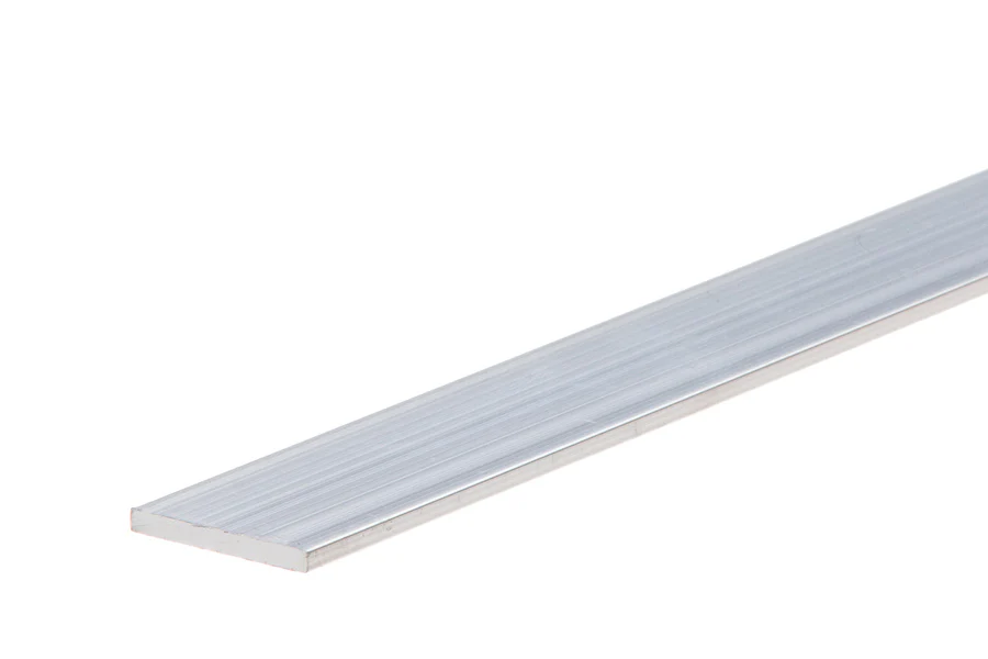 Sztanga płaska aluminium naturalne 20x2mm 2m Srebrna
