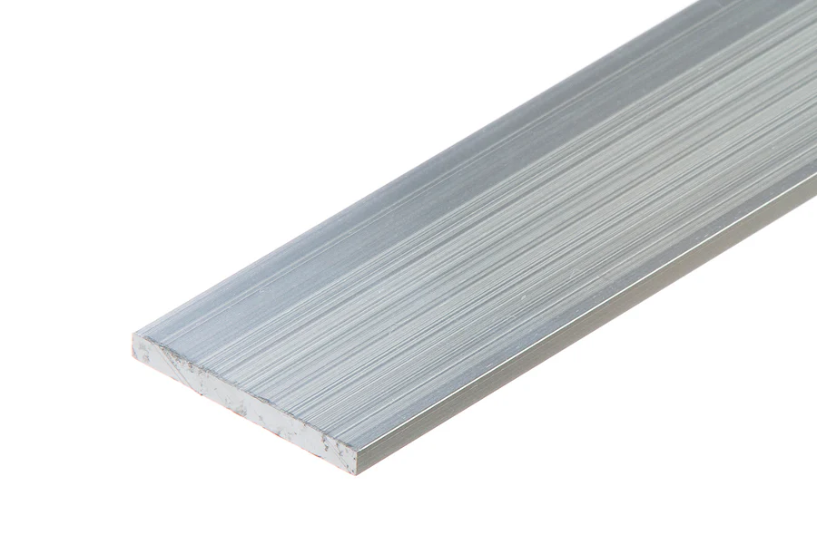 Sztanga płaska aluminium naturalne 20x6mm 1m Srebrna