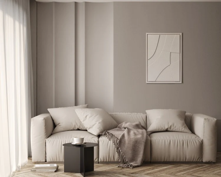 Wall Decor 350x500x18mm ABSTRACT 2 MURSO Milky Grey - Image 3
