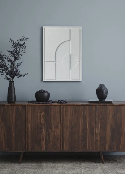 Wall Decor 350x500x18mm GEOMETRIC 1 MURSO Natural Cream - Image 3