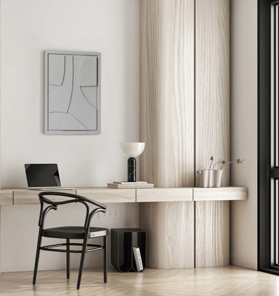 Wall Decor 500x700x18mm ABSTRACT 1 MURSO Milky Grey - Image 3