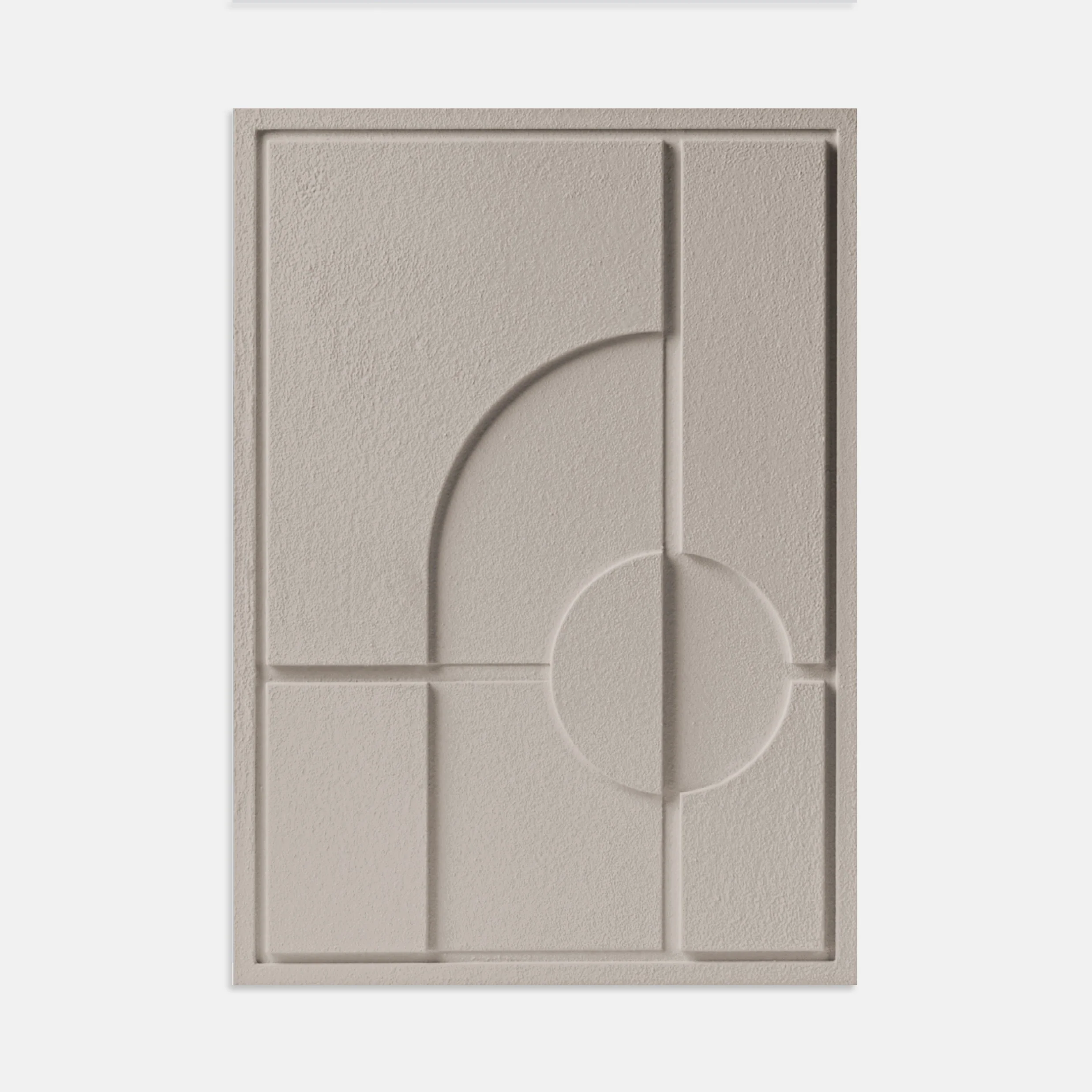 Wall Decor 500x700x18mm GEOMETRIC 1 MURSO Almond Beige