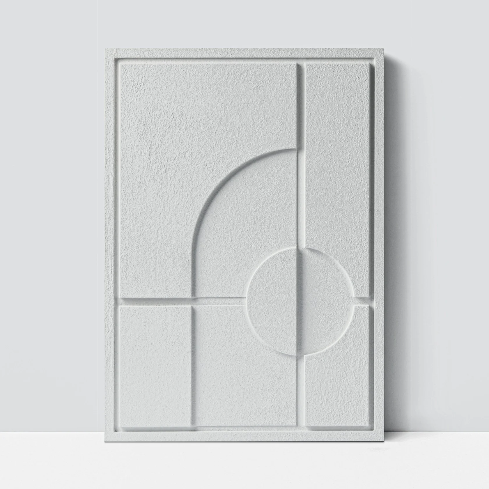Wall Decor 500x700x18mm GEOMETRIC 1 MURSO Bianco - Image 2