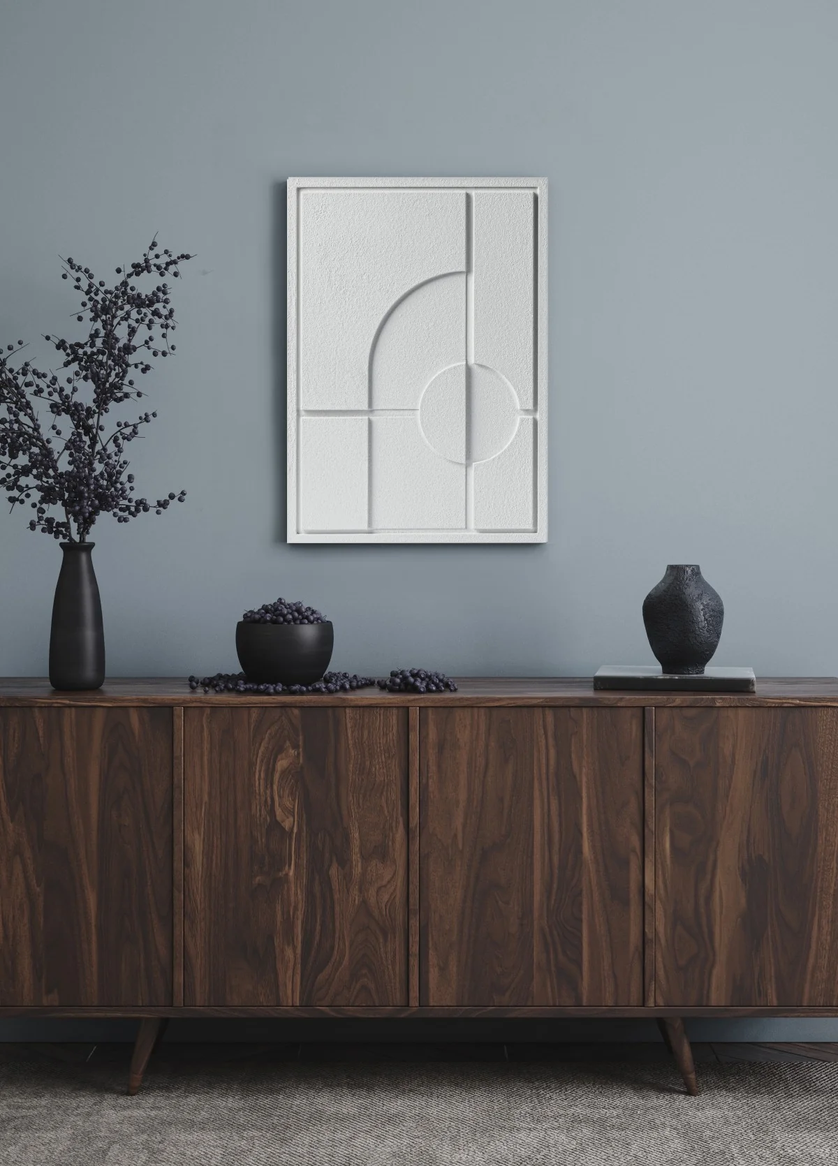 Wall Decor 500x700x18mm GEOMETRIC 1 MURSO Bianco - Image 5