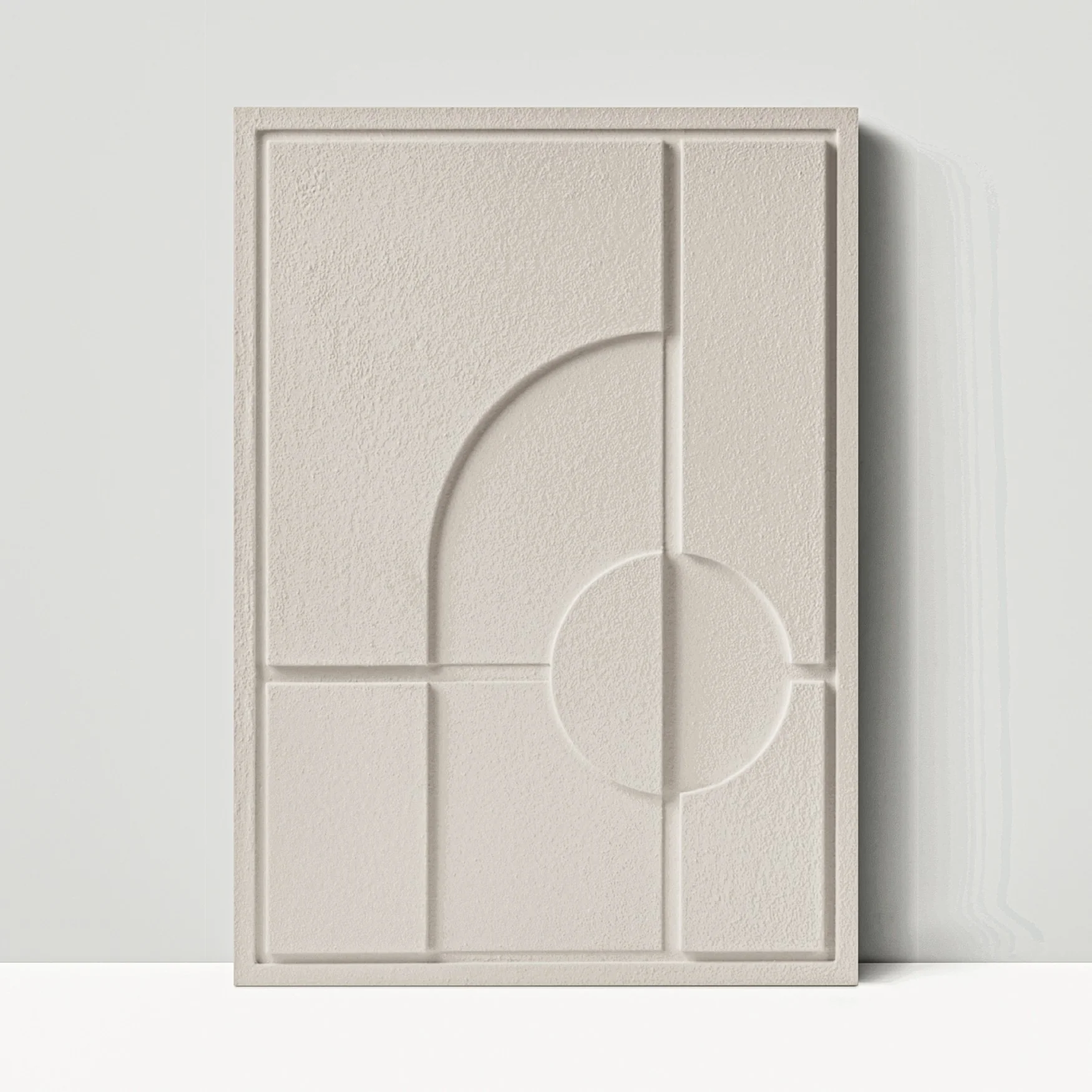 Wall Decor 500x700x18mm GEOMETRIC 1 MURSO Natural Cream - Image 2
