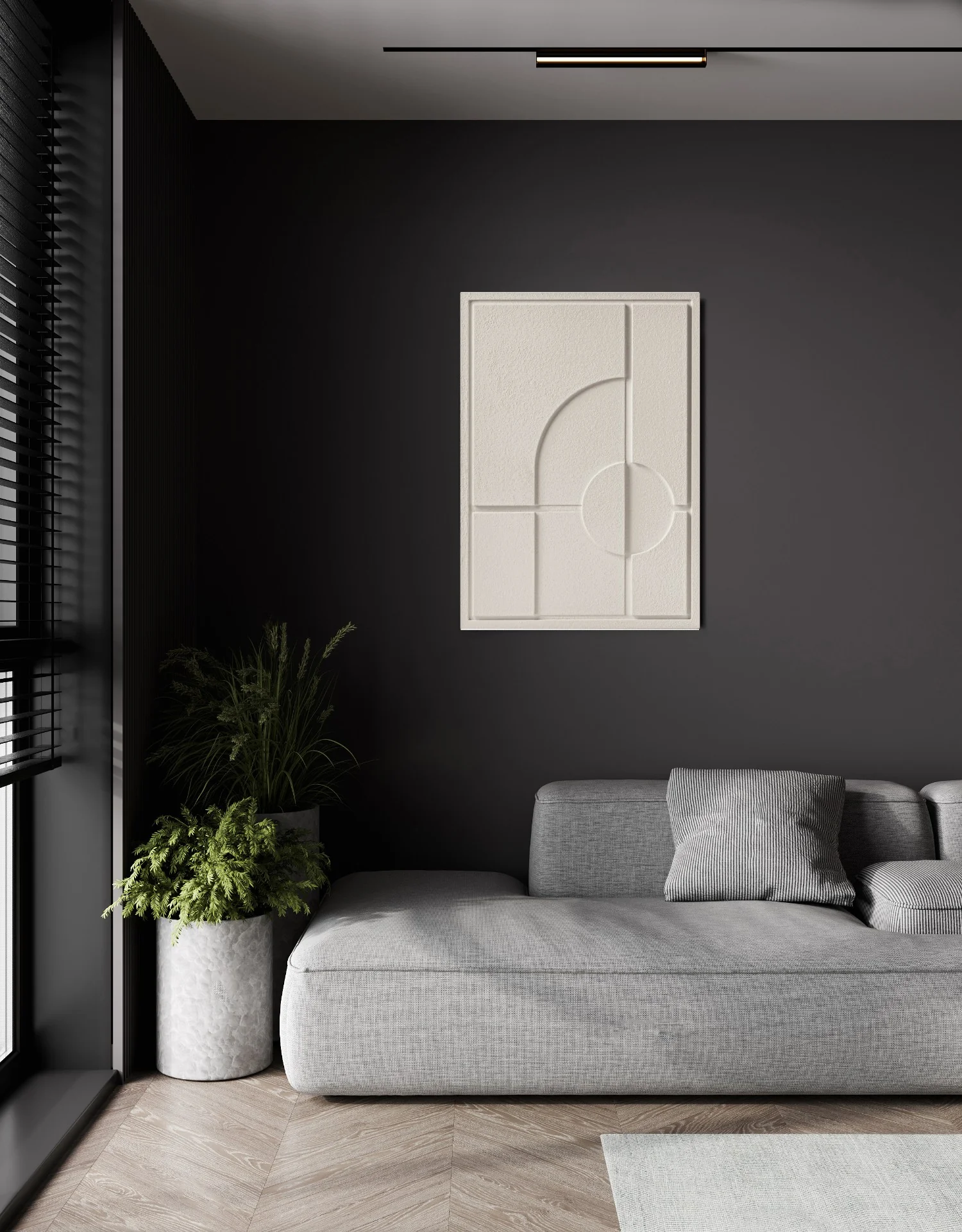 Wall Decor 500x700x18mm GEOMETRIC 1 MURSO Natural Cream - Image 6