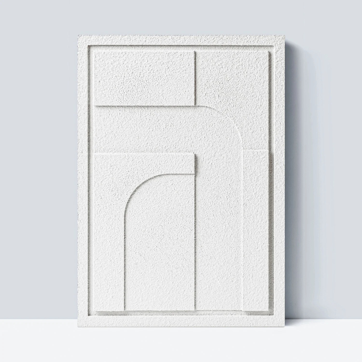 Wall Decor 500x700x18mm GEOMETRIC 4 MURSO Bianco