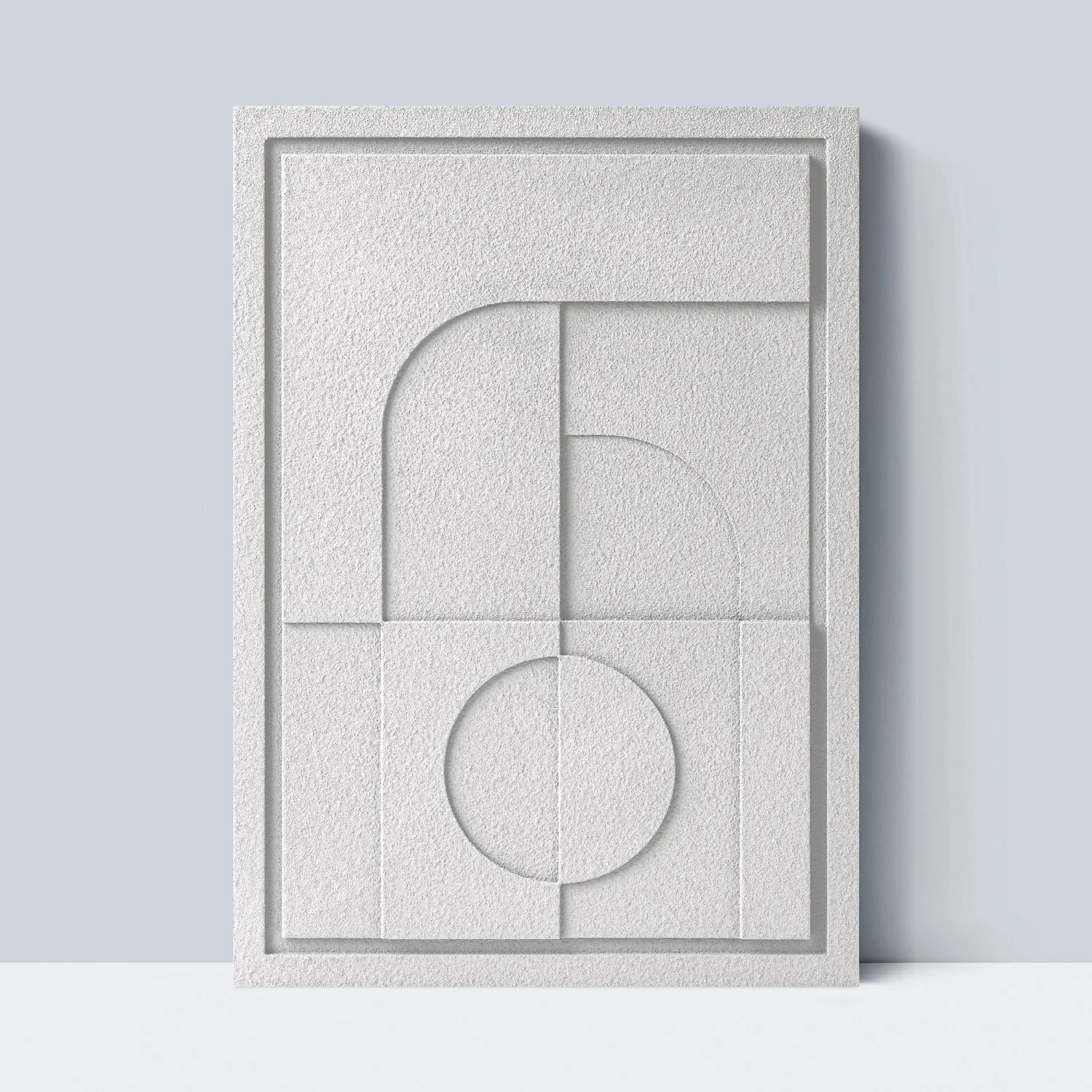 Wall Decor 500x700x18mm GEOMETRIC 5 MURSO Bianco - Image 2