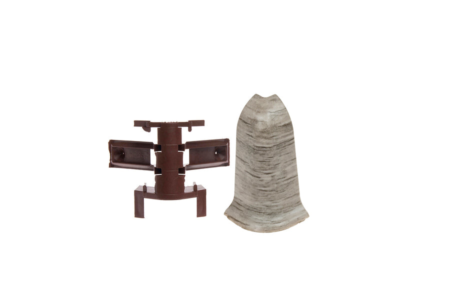 Zakończenia do listwy Classic 22x59mm narożnik zewn.+RAK Dąb Carballo Mat