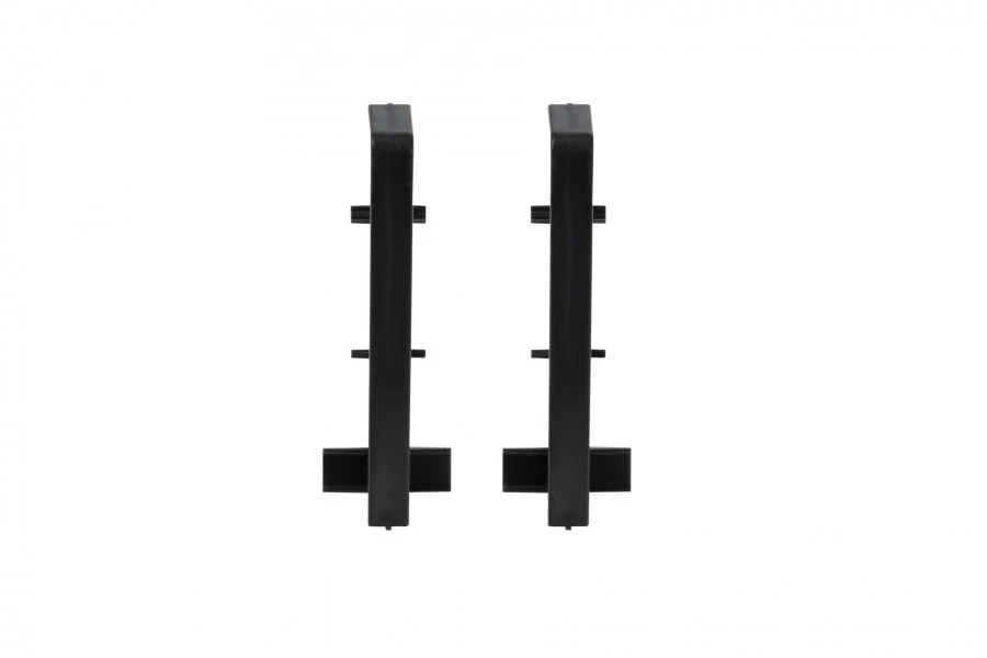 Zakończenia do listwy MASTERLINE 17,1x61,5mm łącznik listwy 1kpl=2szt Czarny RAL 9005 Mat