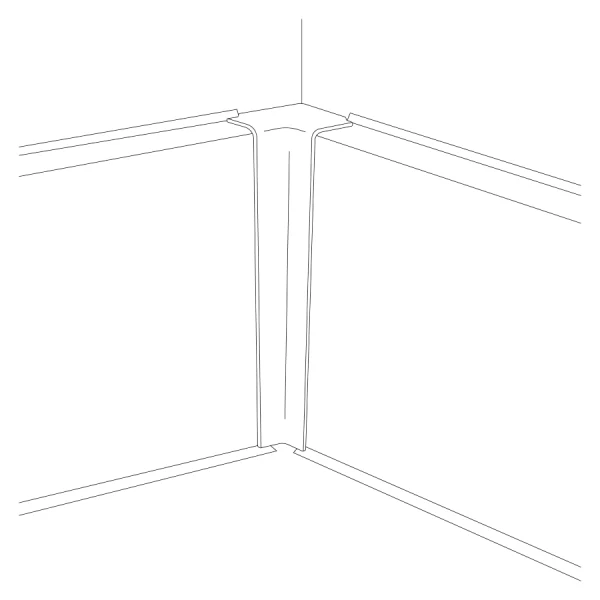 Zakończenia do listwy MASTERLINE 17,2x81,5mm narożnik wewnętrzny 1kpl=2szt Napoli Mat - Image 3