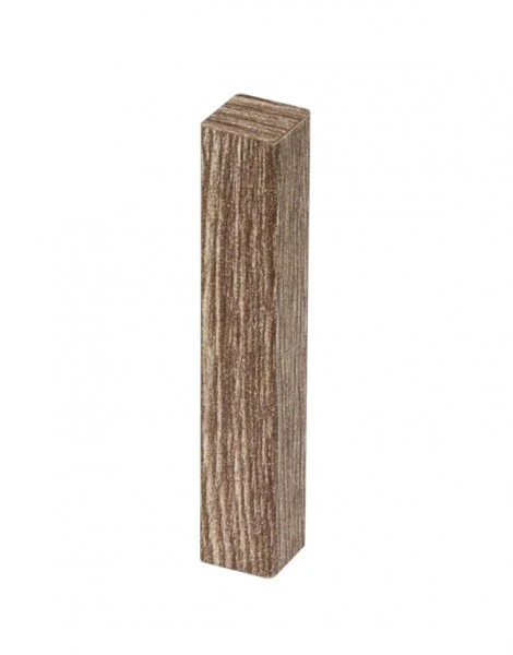Zakończenia do listwy MDF 14x14x80mm Cezar 1opak=2szt Dąb Skalisty