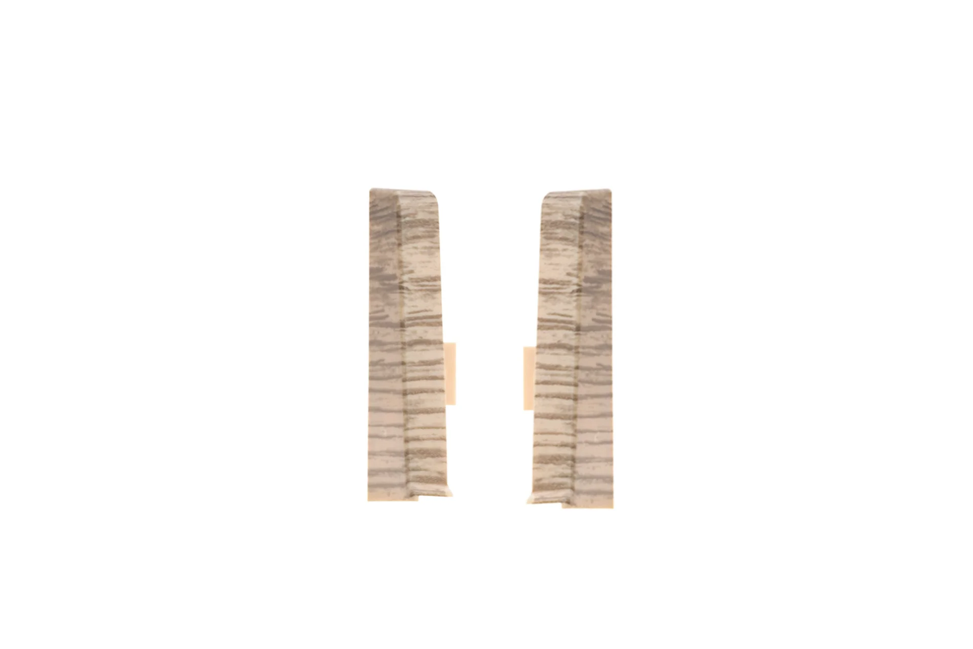 Zaślepki do listwy przypodłogowej Cezar60 20x60mm 1kpl=2szt(L+P) Cezar Dąb Selena Mat