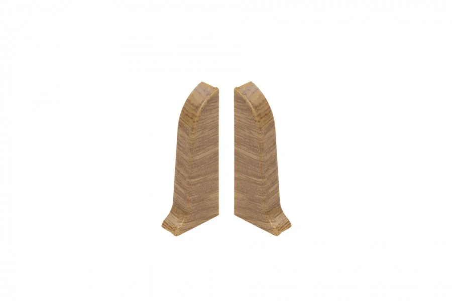 Zaślepki do listwy przypodłogowej Classic 22x59mm 1kpl=2szt(L+P) Cezar Dąb Alabama Mat