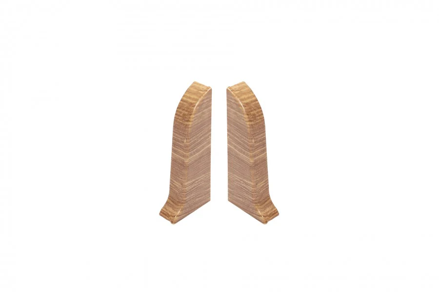 Zaślepki do listwy przypodłogowej Classic 22x59mm 1kpl=2szt(L+P) Cezar Dąb Country Mat