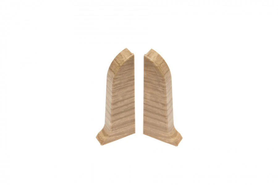 Zaślepki do listwy przypodłogowej Classic 22x59mm 1kpl=2szt(L+P) Cezar Dąb Klasyczny Mat