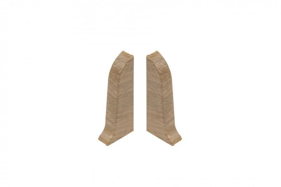 Zaślepki do listwy przypodłogowej Classic 22x59mm 1kpl=2szt(L+P) Cezar Dąb Klepka Mat