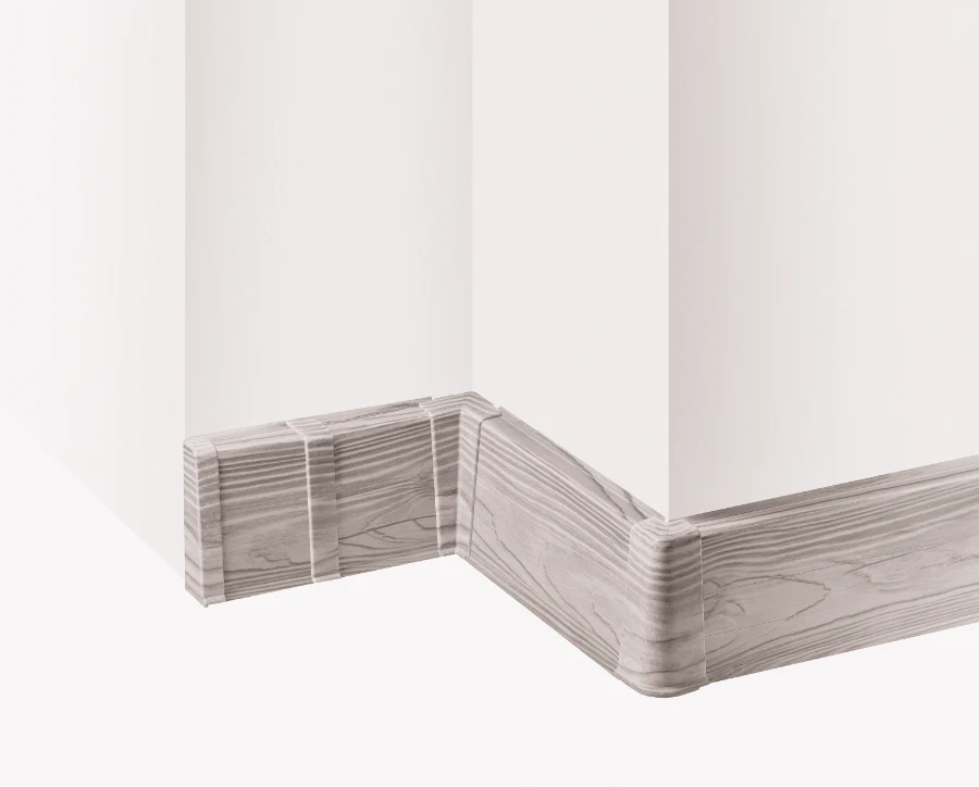 Zaślepki do listwy przypodłogowej Hi Line 23,4x75mm 1kpl=2szt(L+P) Cezar Dąb Sardynia Mat - Image 3