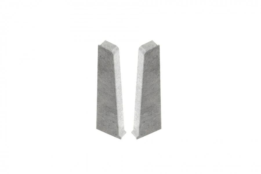 Zaślepki do listwy przypodłogowej Hi Line 23,4x75mm 1kpl=2szt(L+P) Cezar Goth Clear Mat