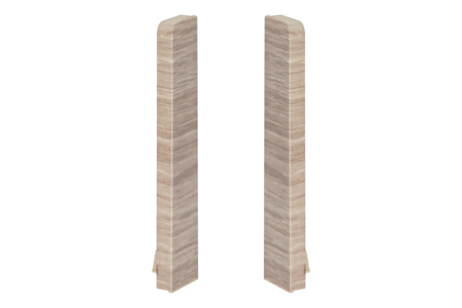 Zaślepki do listwy przypodłogowej MASTERLINE 13x80mm 1kpl=2szt(L+P) Cezar Chalky brown Mat