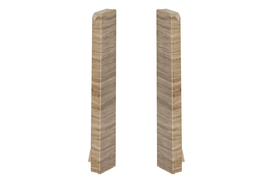 Zaślepki do listwy przypodłogowej MASTERLINE 13x80mm 1kpl=2szt(L+P) Cezar Copper wood Mat