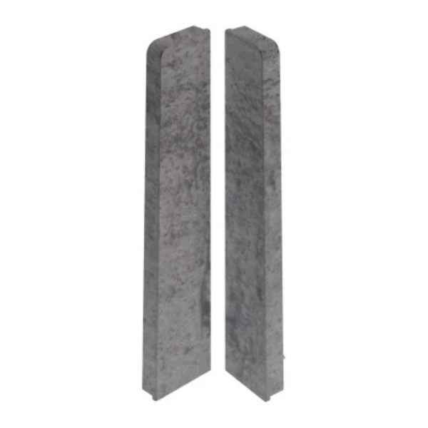 Zaślepki do listwy przypodłogowej MASTERLINE 13x80mm 1kpl=2szt(L+P) Cezar Greystone Mat