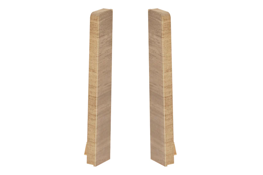 Zaślepki do listwy przypodłogowej MASTERLINE 13x80mm 1kpl=2szt(L+P) Cezar Tobacco Mat