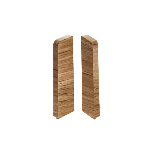 Zaślepki do listwy przypodłogowej MASTERLINE 15x60mm 1kpl=2szt(L+P) Cezar Korfu Mat