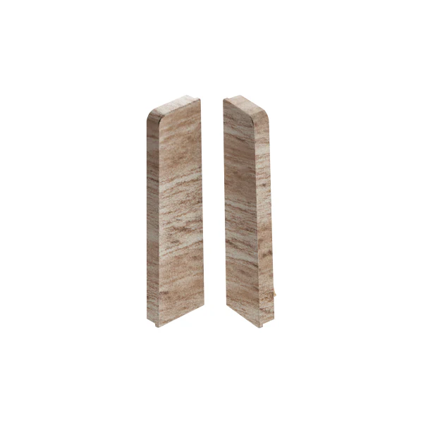 Zaślepki do listwy przypodłogowej MASTERLINE 15x60mm 1kpl=2szt(L+P) Cezar Pacyfik Mat