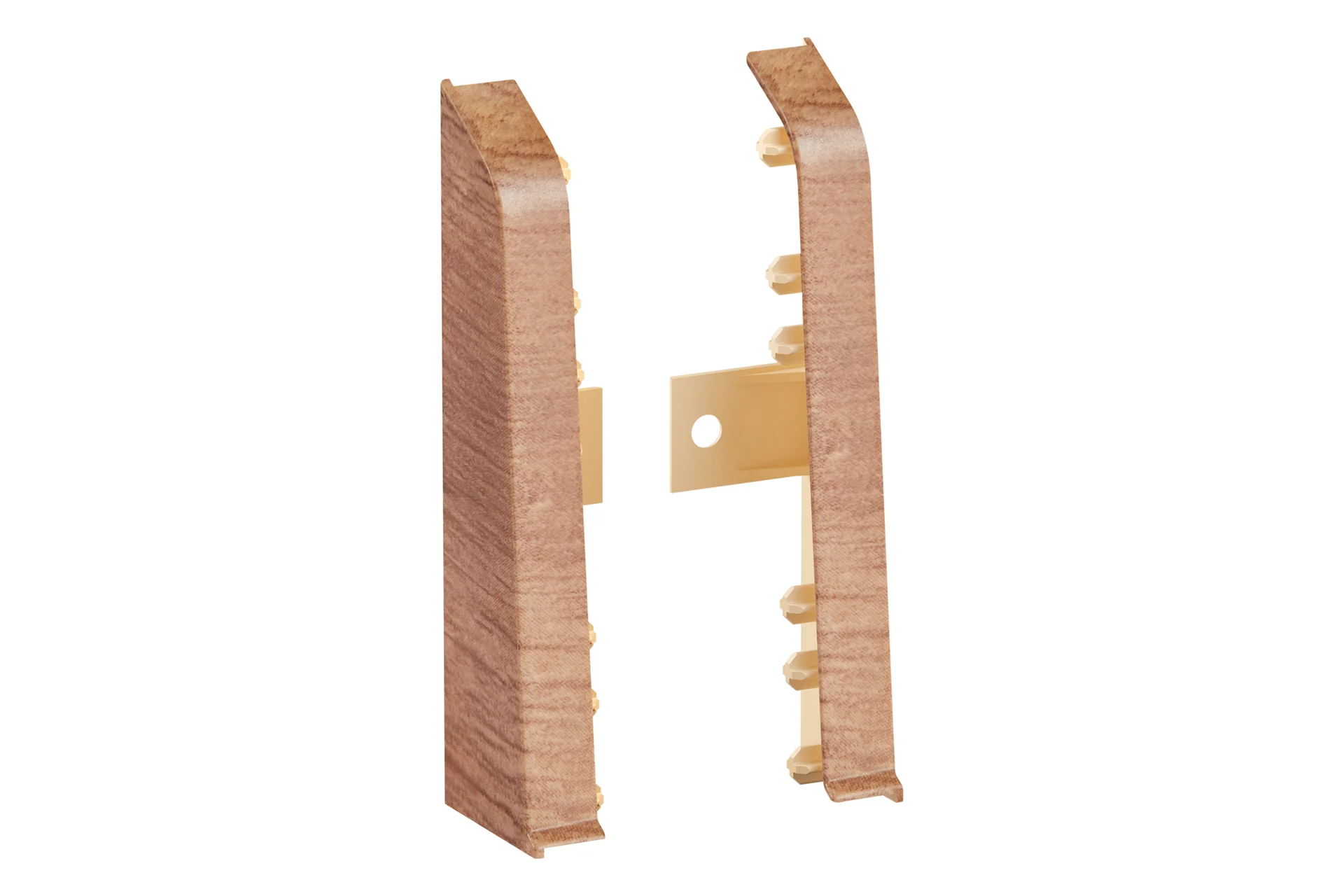 Zaślepki do listwy przypodłogowej Softline Cezar 1kpl=2szt(L+P) Dąb Celtycki mat